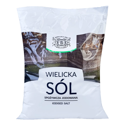 Sól wielicka spożywcza jodowana 1kg ZPSS Produkt Sol